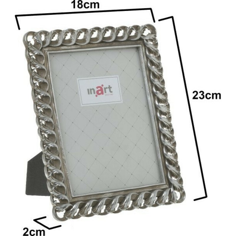 INART 3-30-446-0044 Κορνίζα Πλαστική Ασημί 13x18cm 0030108 INART 3-30-446-0044 Κορνίζα Πλαστική Ασημί 13x18cm 0030108