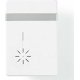 NEDIS DOORB212WT Ασύρματο φορητό κουδούνι με LED ένδειξη και δυνατότητα αυξομείωσης της έντασης του κουδουνιού, έως 80dB. 0030668