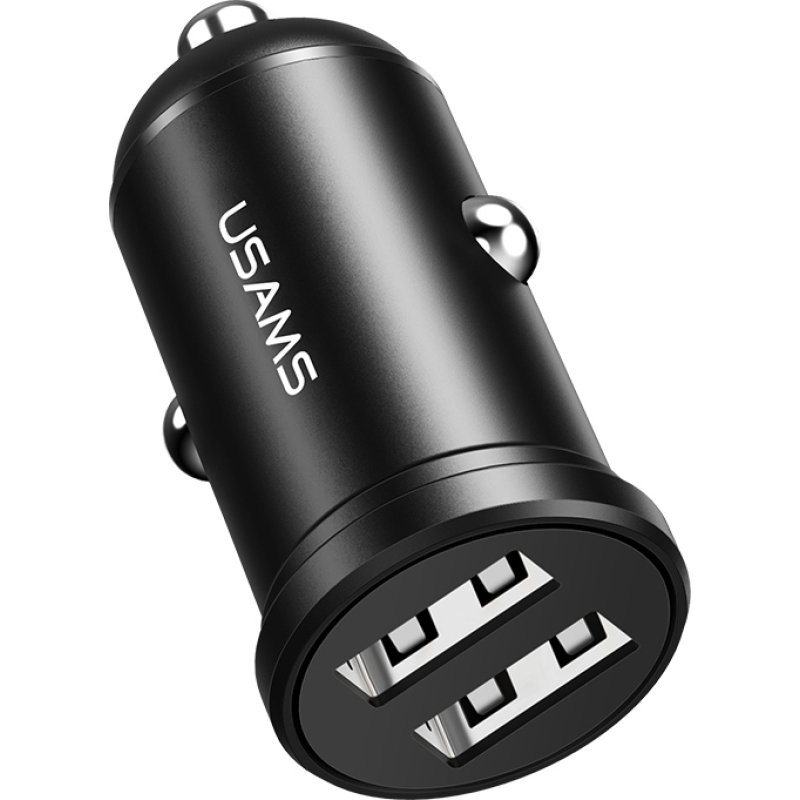 USAMS CC114TC01 Φορτιστής Αυτοκινήτου C20 2.4A με Θύρες: 2xUSB Μαύρος 0031392 USAMS CC114TC01 Φορτιστής Αυτοκινήτου C20 2.4A με Θύρες: 2xUSB Μαύρος 0031392