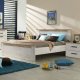 FORMA IDEALE 11008506 ΚΡΕΒΑΤΙ ΚΕΝΤ ΒΚ 160 GREY OAK/WHITE OAK 167*207,5*99,5 0031645 FORMA IDEALE 11008506 ΚΡΕΒΑΤΙ ΚΕΝΤ ΒΚ 160 GREY OAK/WHITE OAK 167*207,5*99,5 0031645