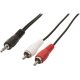 NEDIS CAGP22200BK30 Καλώδιο 2 x RCA αρσ. - 3,5mm Stereo αρσ, 3m 0032290