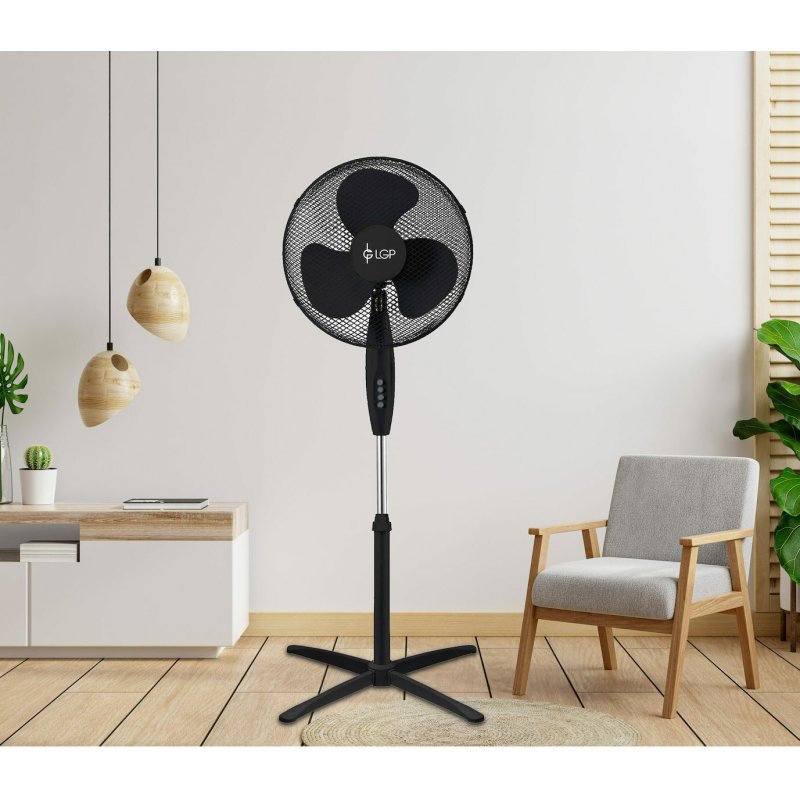 LAMTECH LAM111870 Ανεμιστήρας Ορθοστάτης 45W Διαμέτρου 40cm Μαύρο 0032325 LAMTECH LAM111870 Ανεμιστήρας Ορθοστάτης 45W Διαμέτρου 40cm Μαύρο 0032325