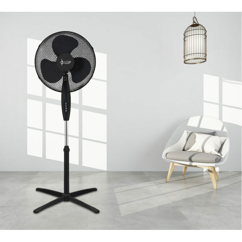 LAMTECH LAM111870 Ανεμιστήρας Ορθοστάτης 45W Διαμέτρου 40cm Μαύρο 0032325 LAMTECH LAM111870 Ανεμιστήρας Ορθοστάτης 45W Διαμέτρου 40cm Μαύρο 0032325