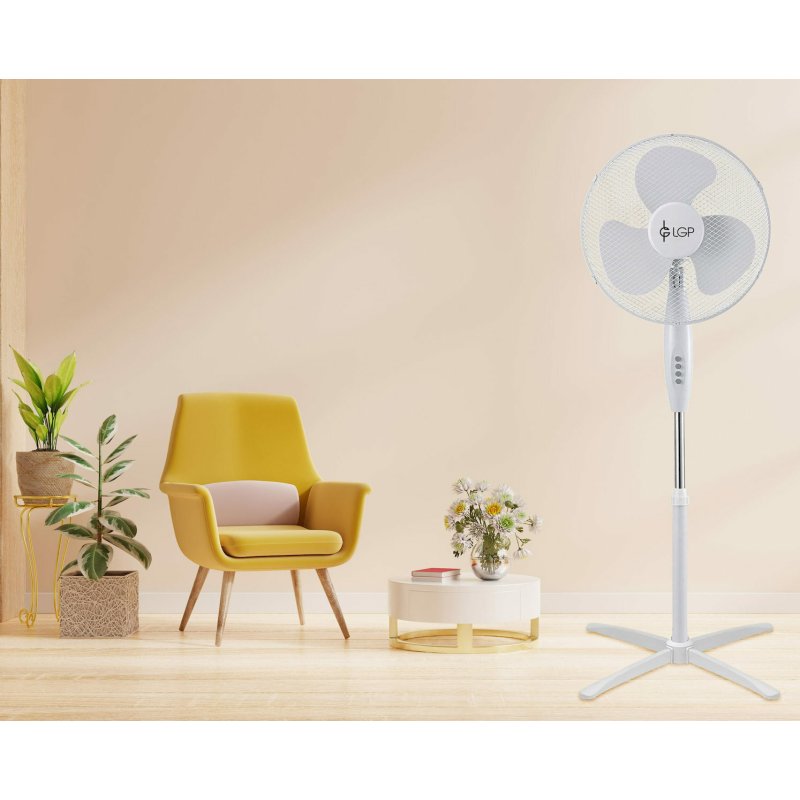 LAMTECH LAM111795 Ανεμιστήρας Ορθοστάτης 45W Διαμέτρου 40cm Λευκός 0032326 LAMTECH LAM111795 Ανεμιστήρας Ορθοστάτης 45W Διαμέτρου 40cm Λευκός 0032326