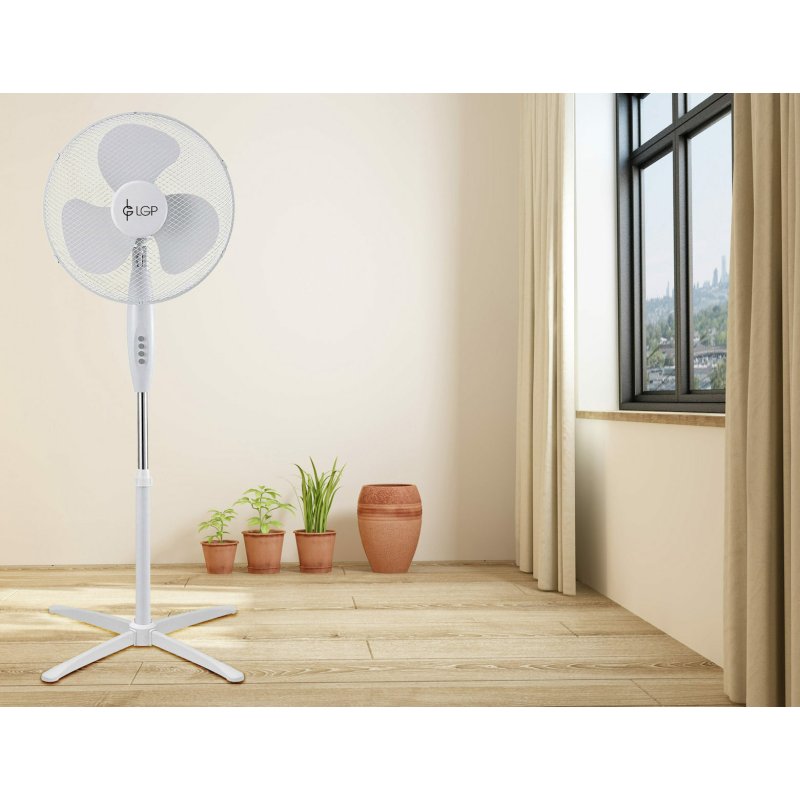 LAMTECH LAM111795 Ανεμιστήρας Ορθοστάτης 45W Διαμέτρου 40cm Λευκός 0032326 LAMTECH LAM111795 Ανεμιστήρας Ορθοστάτης 45W Διαμέτρου 40cm Λευκός 0032326