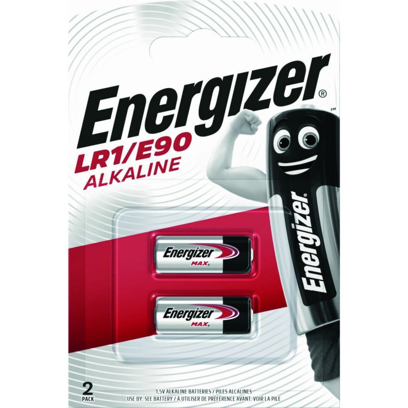 ENERGIZER LR1/E90/2TE Αλκαλική μπαταρία LR1/E90, σε blister με 2 μπαταρίες 0032392 ENERGIZER LR1/E90/2TE Αλκαλική μπαταρία LR1/E90, σε blister με 2 μπαταρίες 0032392