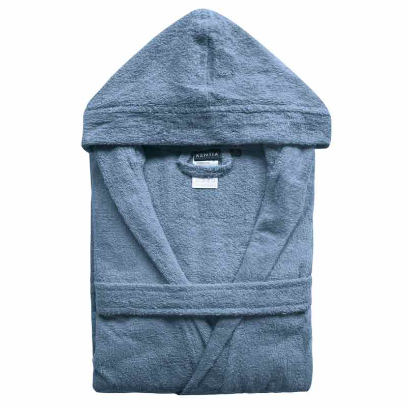 KENTIA Riley 01 Μπουρνούζι Με Κουκούλα XXL Grey Blue 0032496 KENTIA Riley 01 Μπουρνούζι Με Κουκούλα XXL Grey Blue 0032496