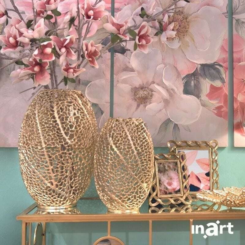 INART 3-70-983-0032 Διακοσμητικό Βάζο Μεταλλικό Χρυσό 33x33x50cm 0032607 INART 3-70-983-0032 Διακοσμητικό Βάζο Μεταλλικό Χρυσό 33x33x50cm 0032607
