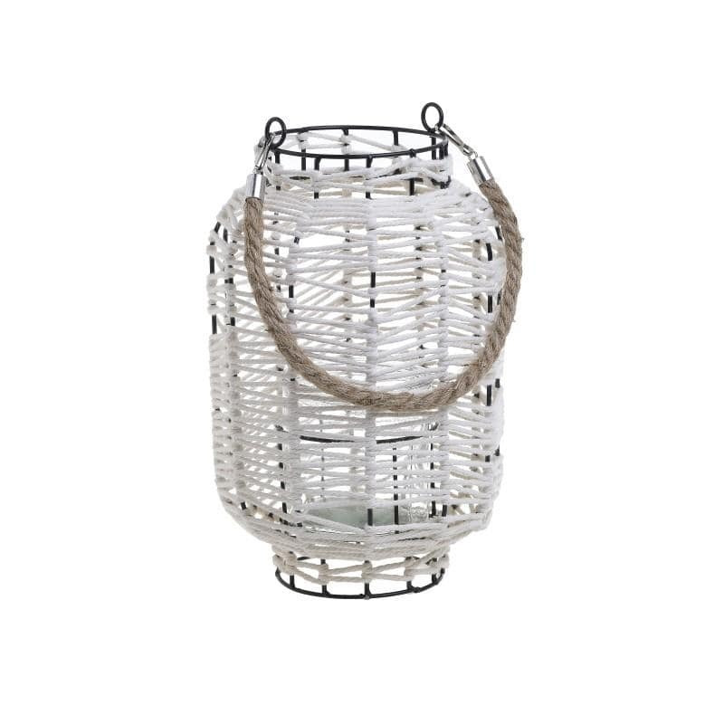 INART 3-70-823-0282 Φαναράκι Μεταλλικό Λευκό 18x18x30cm 0032611 INART 3-70-823-0282 Φαναράκι Μεταλλικό Λευκό 18x18x30cm 0032611