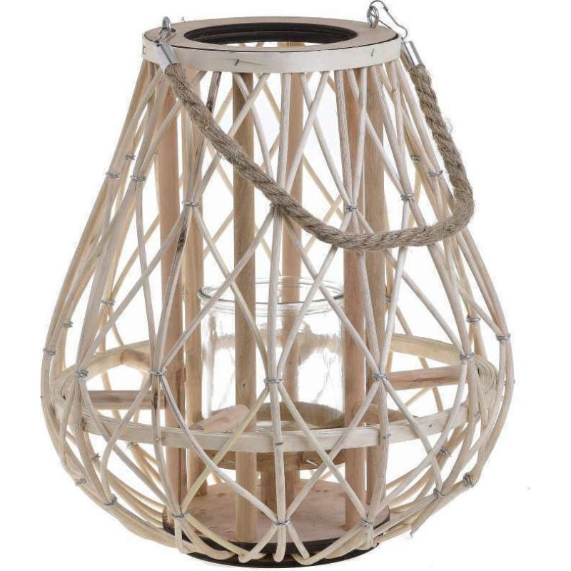 INART 3-70-823-0275 Φαναράκι Ξύλινο Natural 30x30x37cm 0032642 INART 3-70-823-0275 Φαναράκι Ξύλινο Natural 30x30x37cm 0032642
