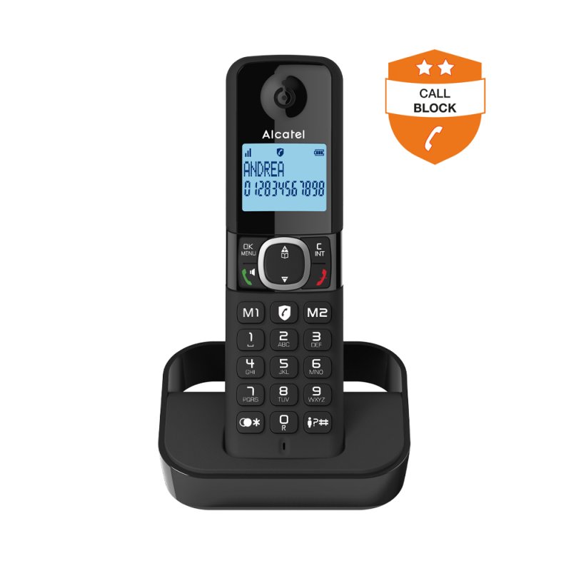 ALCATEL F860 Ασύρματο Τηλέφωνο με Aνοιχτή Aκρόαση Μαύρο 0032873 ALCATEL F860 Ασύρματο Τηλέφωνο με Aνοιχτή Aκρόαση Μαύρο 0032873
