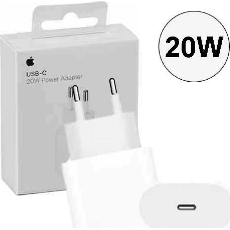 APPLE MHJE3ZM/A USB-C Φορτιστής - Τροφοδοτικό 20W EU (Χωρίς Καλώδιο) 0032891 APPLE MHJE3ZM/A USB-C Φορτιστής - Τροφοδοτικό 20W EU (Χωρίς Καλώδιο) 0032891