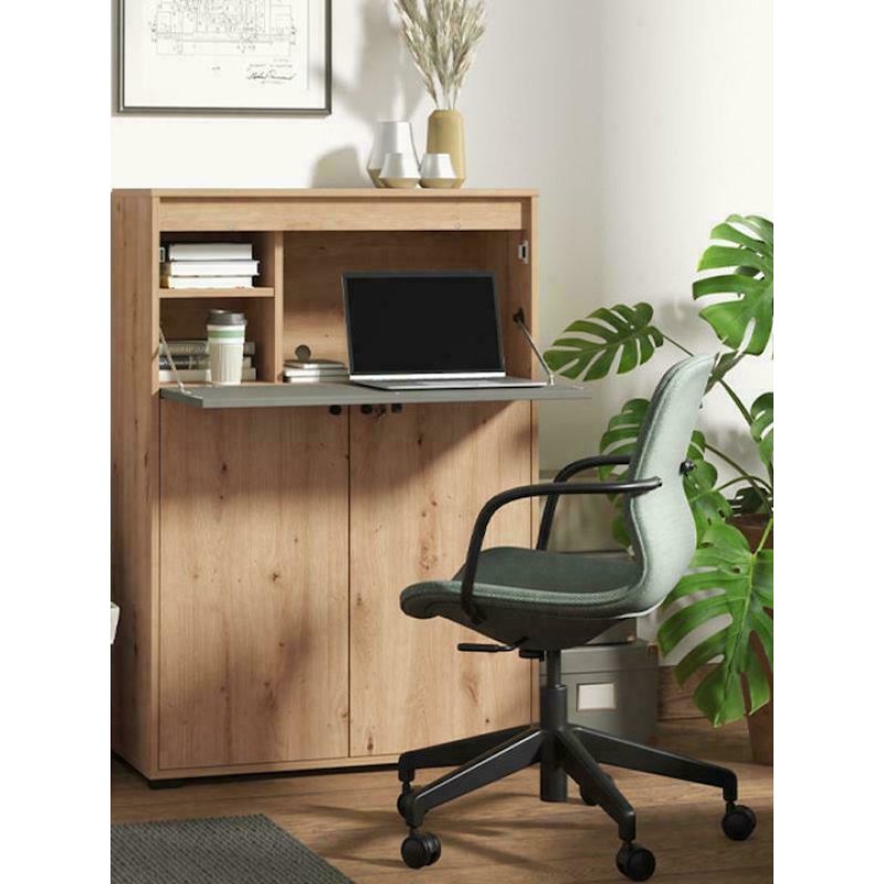 FORMA IDEALE 11011508 Γραφείο Braganca Artisan Oak-Γκρι Γραφίτης 80*33*115 0032980 FORMA IDEALE 11011508 Γραφείο Braganca Artisan Oak-Γκρι Γραφίτης 80*33*115 0032980