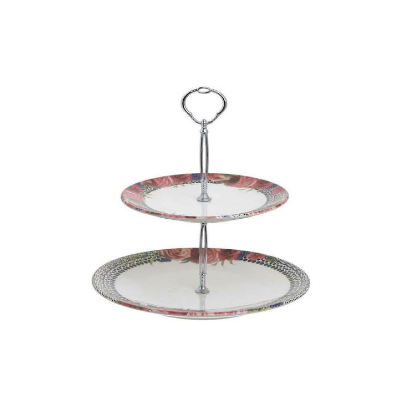 INART 3-60-022-0017 Ορντερβιέρα 2οροφη Κεραμική Floral Φ26X26 0033101 INART 3-60-022-0017 Ορντερβιέρα 2οροφη Κεραμική Floral Φ26X26 0033101