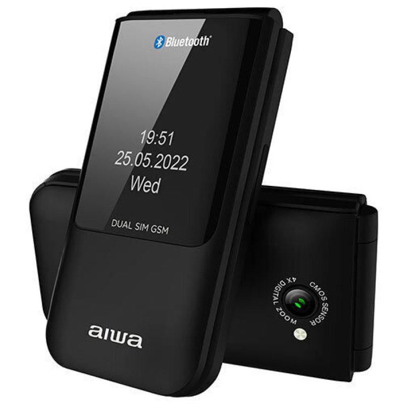 AIWA FP-24BKMKII Dual SIM Κινητό με Κουμπιά Black 0033161 AIWA FP-24BKMKII Dual SIM Κινητό με Κουμπιά Black 0033161