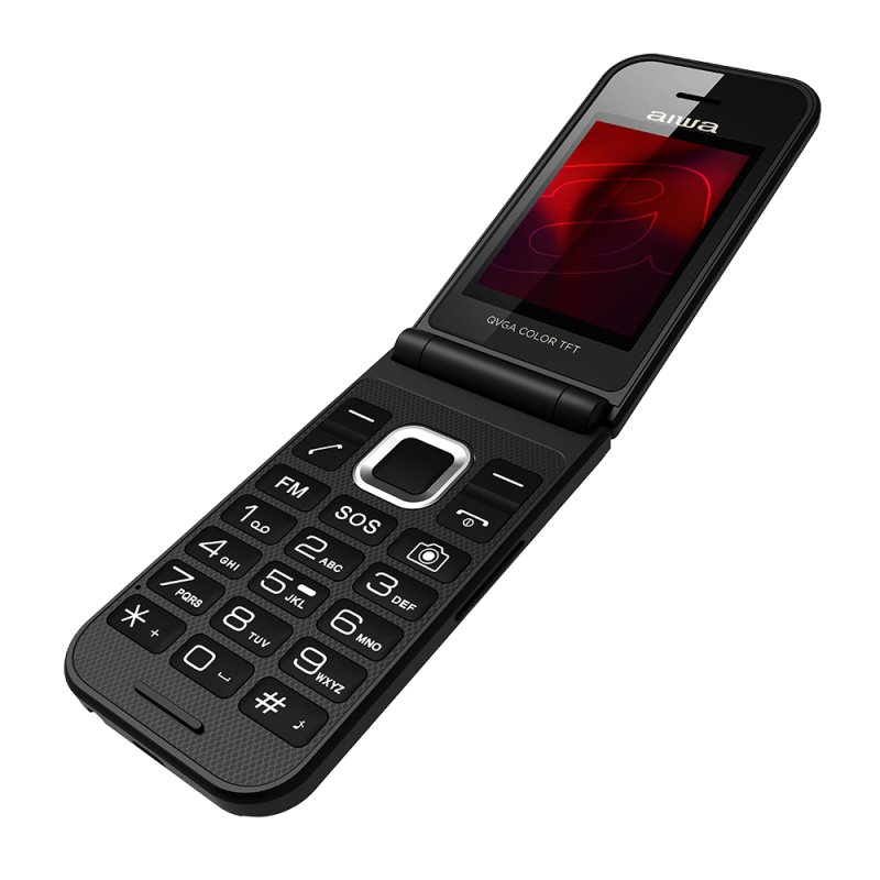 AIWA FP-24BKMKII Dual SIM Κινητό με Κουμπιά Black 0033161 AIWA FP-24BKMKII Dual SIM Κινητό με Κουμπιά Black 0033161