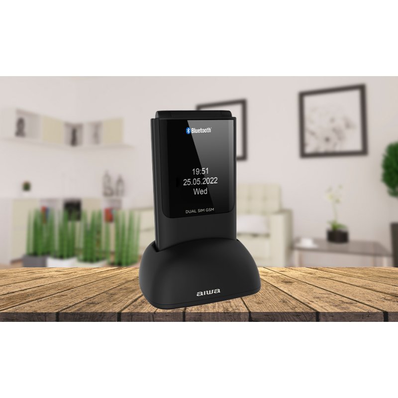 AIWA FP-24BKMKII Dual SIM Κινητό με Κουμπιά Black 0033161 AIWA FP-24BKMKII Dual SIM Κινητό με Κουμπιά Black 0033161