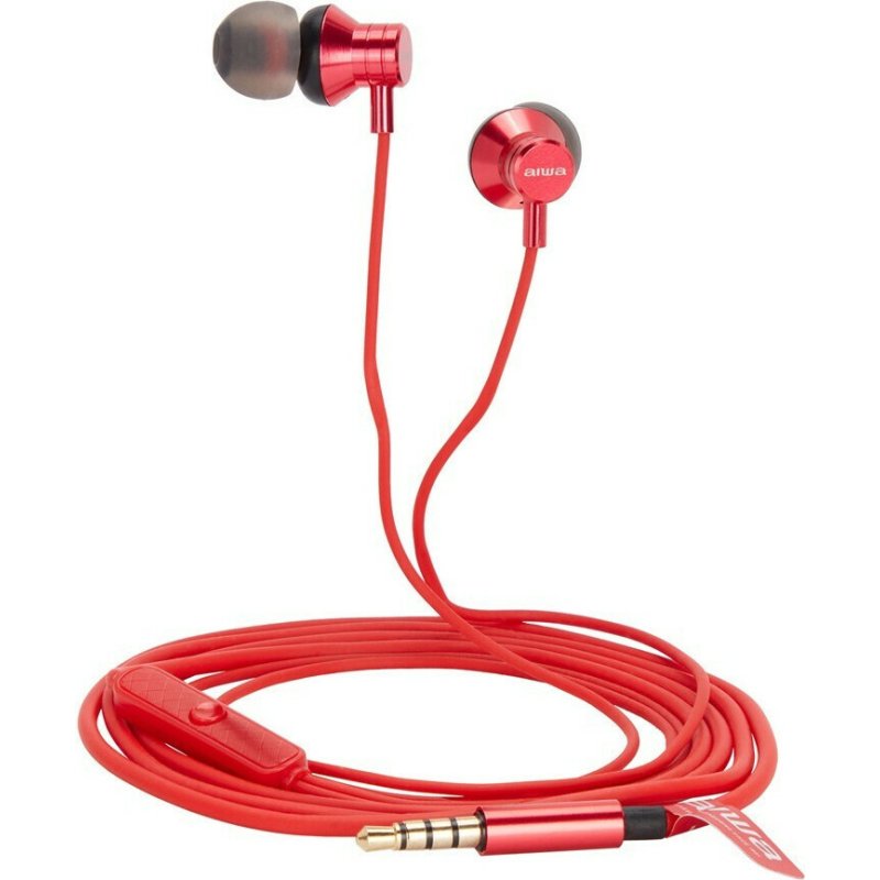 AIWA ESTM-50RD In-ear Handsfree με Βύσμα 3.5mm Κόκκινο 0033275 AIWA ESTM-50RD In-ear Handsfree με Βύσμα 3.5mm Κόκκινο 0033275