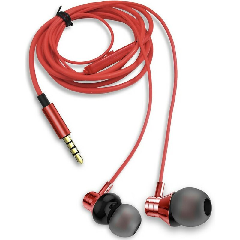 AIWA ESTM-50RD In-ear Handsfree με Βύσμα 3.5mm Κόκκινο 0033275 AIWA ESTM-50RD In-ear Handsfree με Βύσμα 3.5mm Κόκκινο 0033275