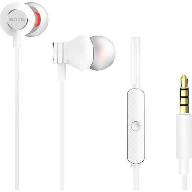 AIWA ESTM-50WT In-ear Handsfree με Βύσμα 3.5mm White 0033277 AIWA ESTM-50WT In-ear Handsfree με Βύσμα 3.5mm White 0033277