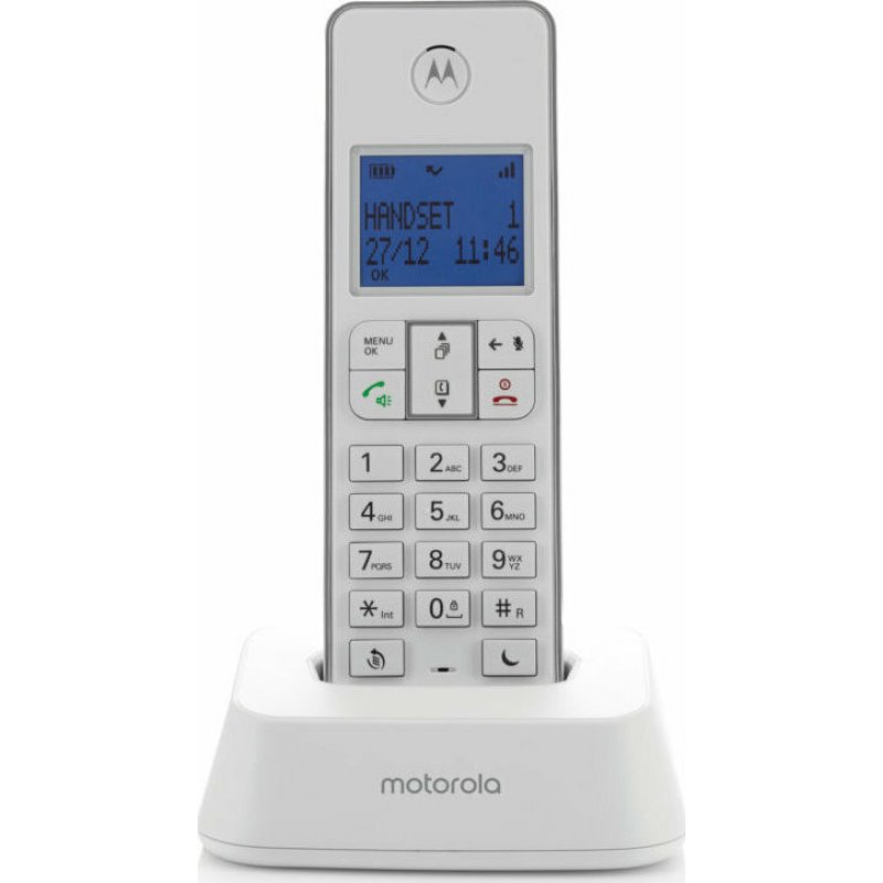 MOTOROLA IT.5.1X Ασύρματο Τηλέφωνο με ανοιχτή ακρόαση Λευκό 0033460 MOTOROLA IT.5.1X Ασύρματο Τηλέφωνο με ανοιχτή ακρόαση Λευκό 0033460