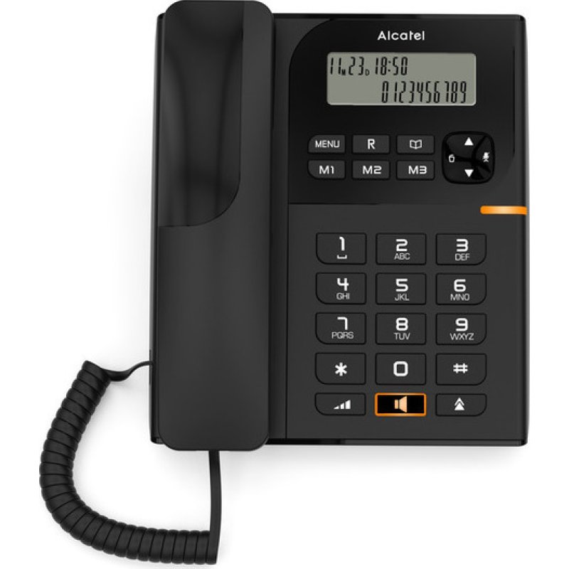 ALCATEL T58 Ενσύρματο Τηλέφωνο Γραφείου Μαύρο 0033620 ALCATEL T58 Ενσύρματο Τηλέφωνο Γραφείου Μαύρο 0033620