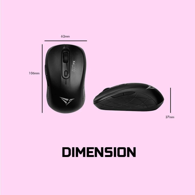 ALCATROZ AMD7XB Duo 7X Ασύρματο Bluetooth Ποντίκι Μαύρο 0033727 ALCATROZ AMD7XB Duo 7X Ασύρματο Bluetooth Ποντίκι Μαύρο 0033727