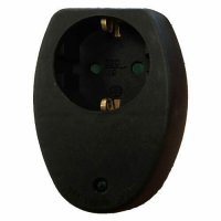 LAMTECH LAM023800 Αντάπτορας ρεύματος με προστασία υπέρτασης Μαύρος 0033733