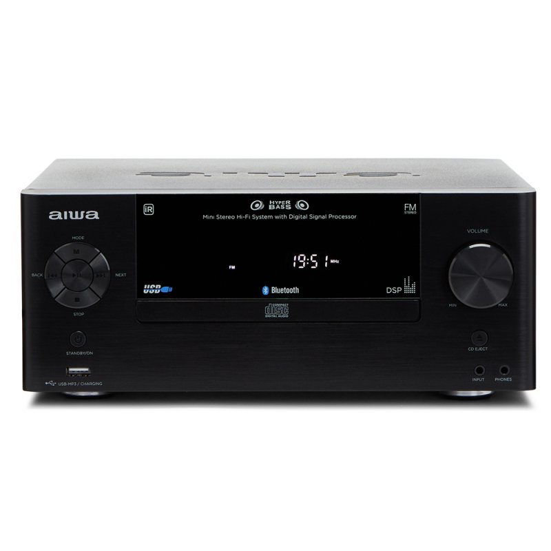 AIWA MSBTU-500 Ηχοσύστημα 2.0 50W με CD / Digital Media Player και Bluetooth Μαύρο 0033736 AIWA MSBTU-500 Ηχοσύστημα 2.0 50W με CD / Digital Media Player και Bluetooth Μαύρο 0033736