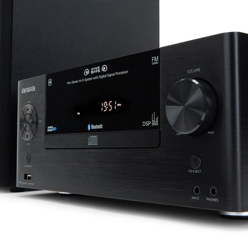 AIWA MSBTU-500 Ηχοσύστημα 2.0 50W με CD / Digital Media Player και Bluetooth Μαύρο 0033736 AIWA MSBTU-500 Ηχοσύστημα 2.0 50W με CD / Digital Media Player και Bluetooth Μαύρο 0033736
