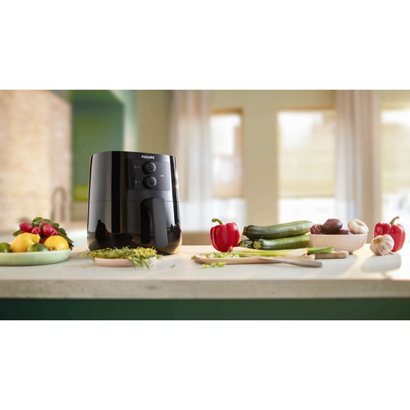 PHILIPS HD9200/90 Φριτέζα Αέρος με Αποσπώμενο Κάδο 4.1lt Μαύρη 0033831 PHILIPS HD9200/90 Φριτέζα Αέρος με Αποσπώμενο Κάδο 4.1lt Μαύρη 0033831