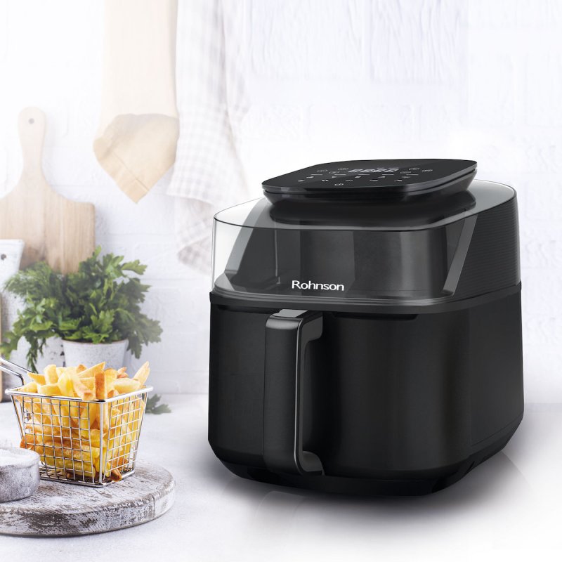 ROHNSON R-2838 Φριτέζα Αέρος με Αποσπώμενο Κάδο 5.5lt Μαύρη 0033999 ROHNSON R-2838 Φριτέζα Αέρος με Αποσπώμενο Κάδο 5.5lt Μαύρη 0033999