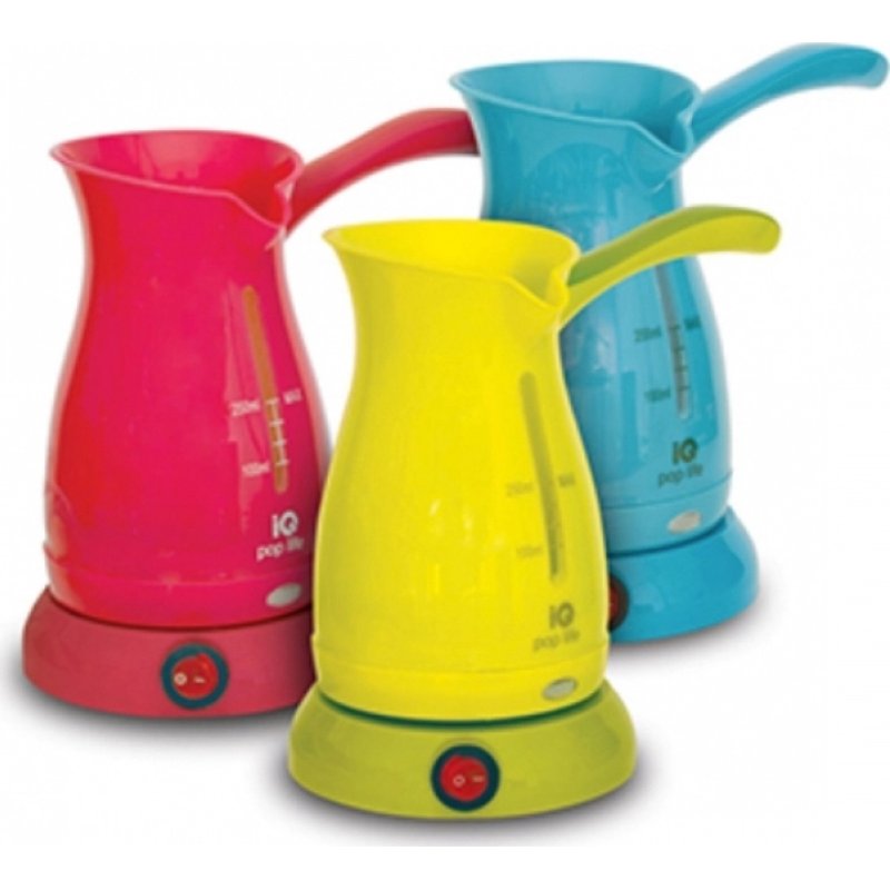 IQ EK-241 Pop Life Ηλεκτρικό Μπρίκι 450W με Χωρητικότητα 300ml Yellow 0034003 IQ EK-241 Pop Life Ηλεκτρικό Μπρίκι 450W με Χωρητικότητα 300ml Yellow 0034003