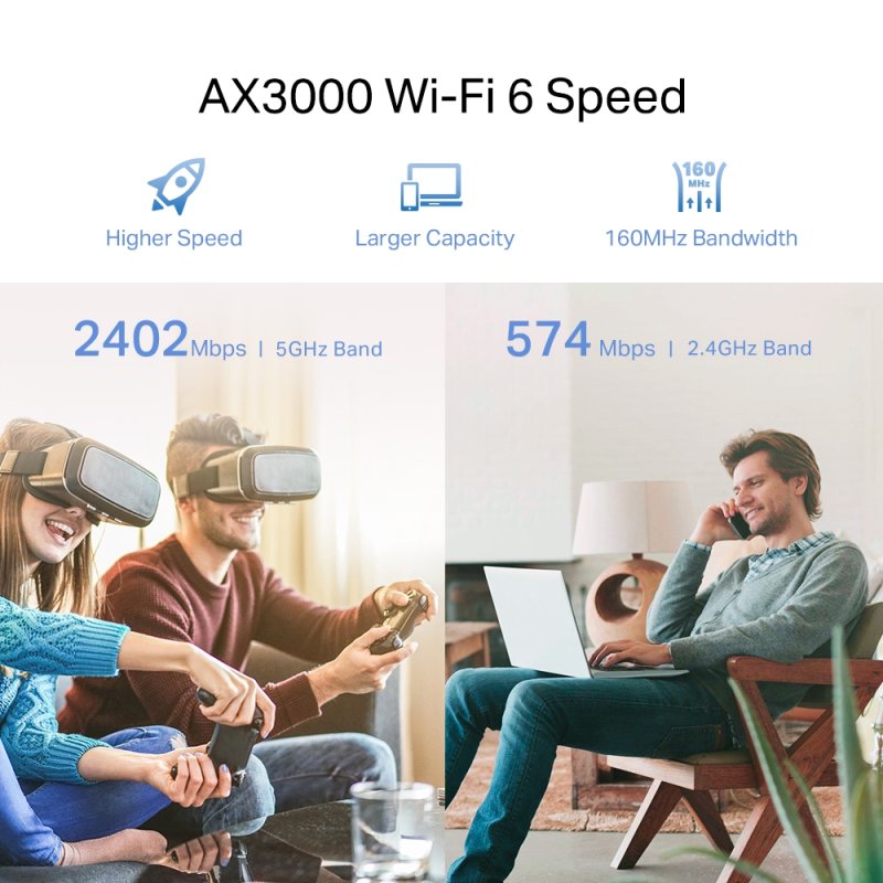 TP-LINK RE700X AX3000 v1 WiFi Extender Dual Band (2.4 & 5GHz) 3000Mbps 0034018 TP-LINK RE700X AX3000 v1 WiFi Extender Dual Band (2.4 & 5GHz) 3000Mbps 0034018