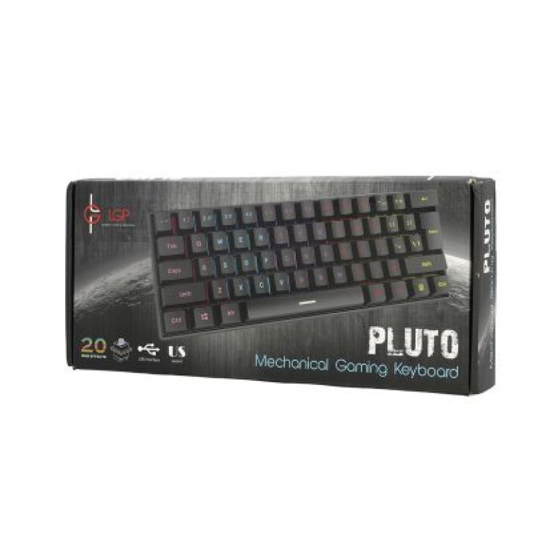 LAMTECH LGP112082 Pluto Gaming Μηχανικό Πληκτρολόγιο 60% με Outemu Blue διακόπτες και RGB φωτισμό 0034089