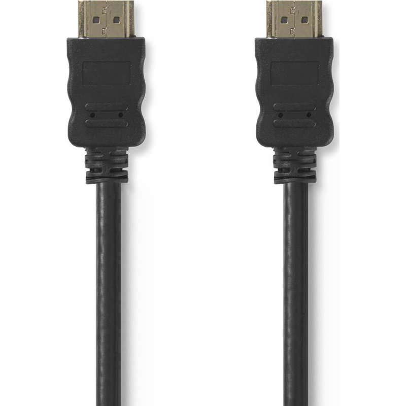 NEDIS CVGT34000BK05 Καλώδιο HDMI αρσ. - HDMI αρσ. 0.5m 0034230 NEDIS CVGT34000BK05 Καλώδιο HDMI αρσ. - HDMI αρσ. 0.5m 0034230