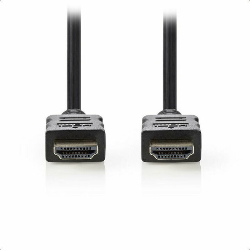 NEDIS CVGT34000BK05 Καλώδιο HDMI αρσ. - HDMI αρσ. 0.5m 0034230 NEDIS CVGT34000BK05 Καλώδιο HDMI αρσ. - HDMI αρσ. 0.5m 0034230