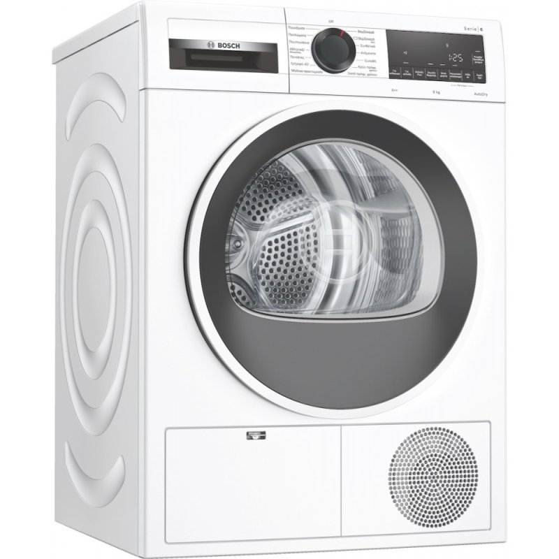 BOSCH WQG23108GR Στεγνωτήριο 8kg A++ με Αντλία Θερμότητας 0034506 BOSCH WQG23108GR Στεγνωτήριο 8kg A++ με Αντλία Θερμότητας 0034506
