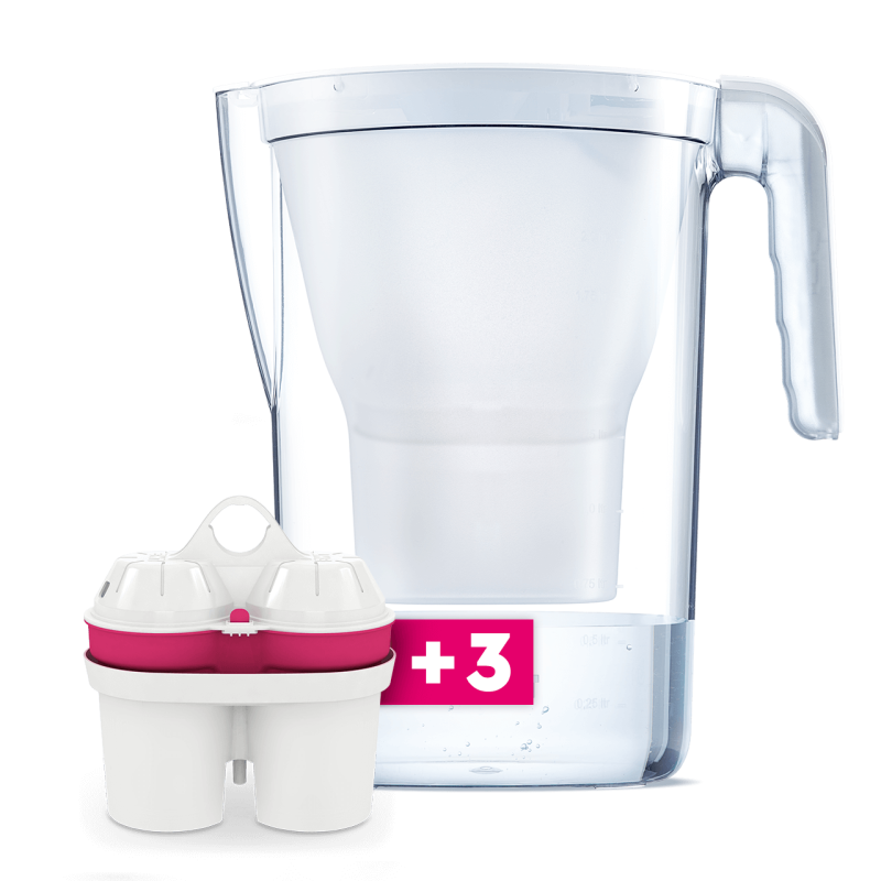 BWT VIDA Κανάτα Φιλτραρίσματος Νερού White 2.6L + 3 Φίλτρα Εμπλουτισμένα με Μαγνήσιο (Made in Austria) 0034525 BWT VIDA Κανάτα Φιλτραρίσματος Νερού White 2.6L + 3 Φίλτρα Εμπλουτισμένα με Μαγνήσιο (Made in Austria) 0034525