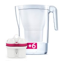 BWT VIDA Κανάτα Φιλτραρίσματος Νερού White 2.6L + 6 Φίλτρα Εμπλουτισμένα με Μαγνήσιο (Made in Austria) 0034526
