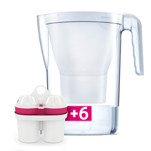 BWT VIDA Κανάτα Φιλτραρίσματος Νερού White 2.6L + 6 Φίλτρα Εμπλουτισμένα με Μαγνήσιο (Made in Austria) 0034526