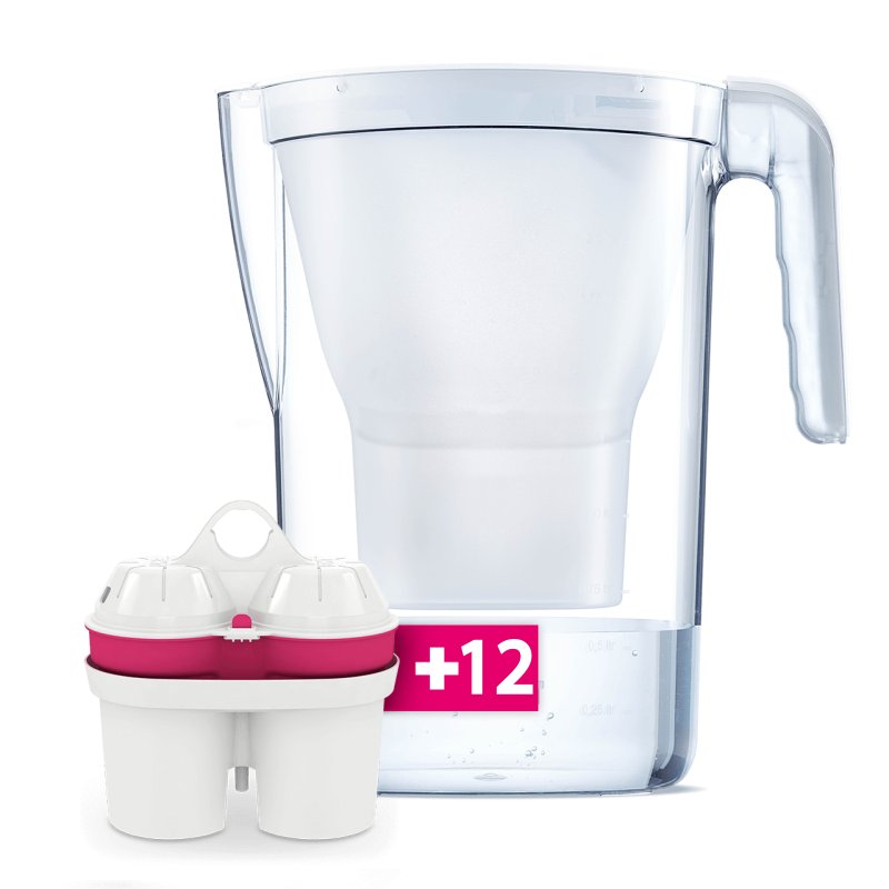 BWT VIDA Κανάτα Φιλτραρίσματος Νερού White 2.6L + 12 Φίλτρα Εμπλουτισμένα με Μαγνήσιο (Made in Austria) 0034527 BWT VIDA Κανάτα Φιλτραρίσματος Νερού White 2.6L + 12 Φίλτρα Εμπλουτισμένα με Μαγνήσιο (Made in Austria) 0034527