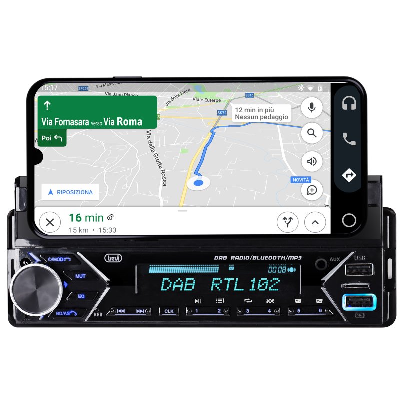 TREVI SCD-5753 DAB Smart Ράδιο/MP3/BT Αυτοκινήτου 0034717 TREVI SCD-5753 DAB Smart Ράδιο/MP3/BT Αυτοκινήτου 0034717