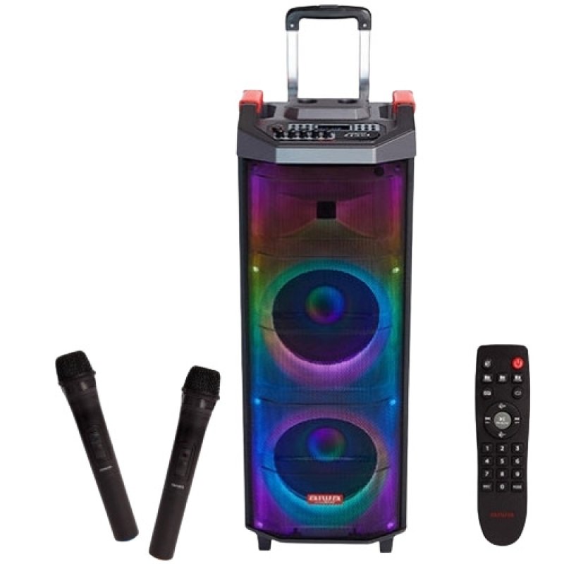 AIWA KBTUS-710 Σύστημα Karaoke με Ασύρματα Μικρόφωνα σε Μαύρο Χρώμα 0035254 AIWA KBTUS-710 Σύστημα Karaoke με Ασύρματα Μικρόφωνα σε Μαύρο Χρώμα 0035254