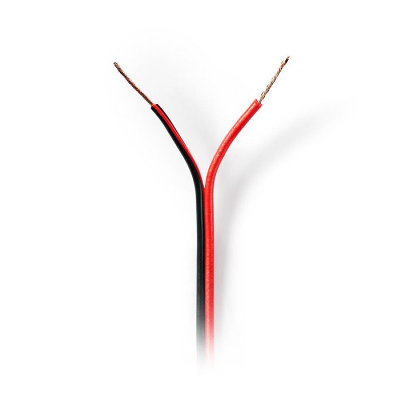 NEDIS CAGW0500BK1000 Καλώδιο ηχείων 2x 0,50 mm² σε κουλούρα 100m 0035363 NEDIS CAGW0500BK1000 Καλώδιο ηχείων 2x 0,50 mm² σε κουλούρα 100m 0035363