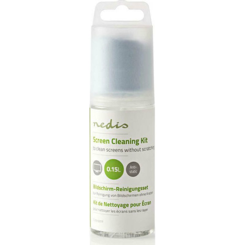 NEDIS CLSN100TP Κιτ καθαρισμού, 150 ml υγρό και πανάκι 0035405 NEDIS CLSN100TP Κιτ καθαρισμού, 150 ml υγρό και πανάκι 0035405