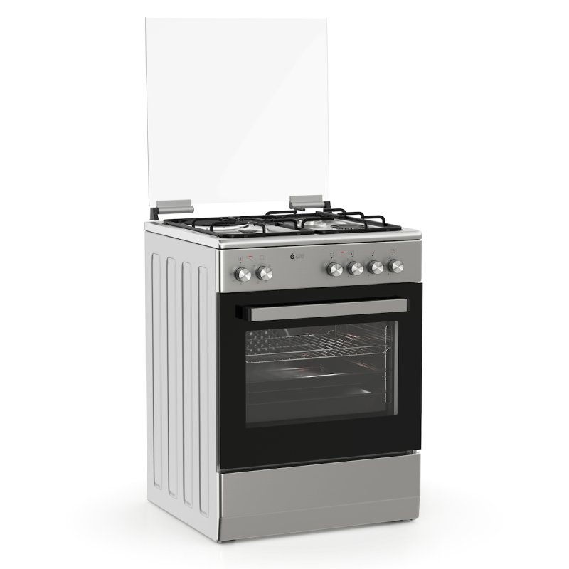 THERMOGATZ TGS 3521 IX Κουζίνα 60lt με Εστίες Υγραερίου & Ρεύματος Π60εκ. Inox 0035524 THERMOGATZ TGS 3521 IX Κουζίνα 60lt με Εστίες Υγραερίου & Ρεύματος Π60εκ. Inox 0035524