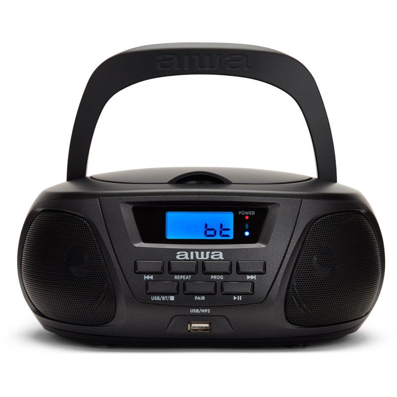 AIWA BBTU-300BKMKII Φορητό Ηχοσύστημα με Bluetooth / CD / USB / Ραδιόφωνο σε Μαύρο Χρώμα 0035564 AIWA BBTU-300BKMKII Φορητό Ηχοσύστημα με Bluetooth / CD / USB / Ραδιόφωνο σε Μαύρο Χρώμα 0035564