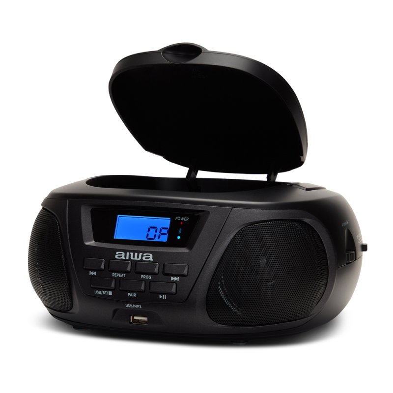 AIWA BBTU-300BKMKII Φορητό Ηχοσύστημα με Bluetooth / CD / USB / Ραδιόφωνο σε Μαύρο Χρώμα 0035564 AIWA BBTU-300BKMKII Φορητό Ηχοσύστημα με Bluetooth / CD / USB / Ραδιόφωνο σε Μαύρο Χρώμα 0035564