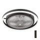 GRUPPE RX3310 Ανεμιστήρας Οροφής 50cm με Φως και Τηλεχειριστήριο Μαύρος 0035615